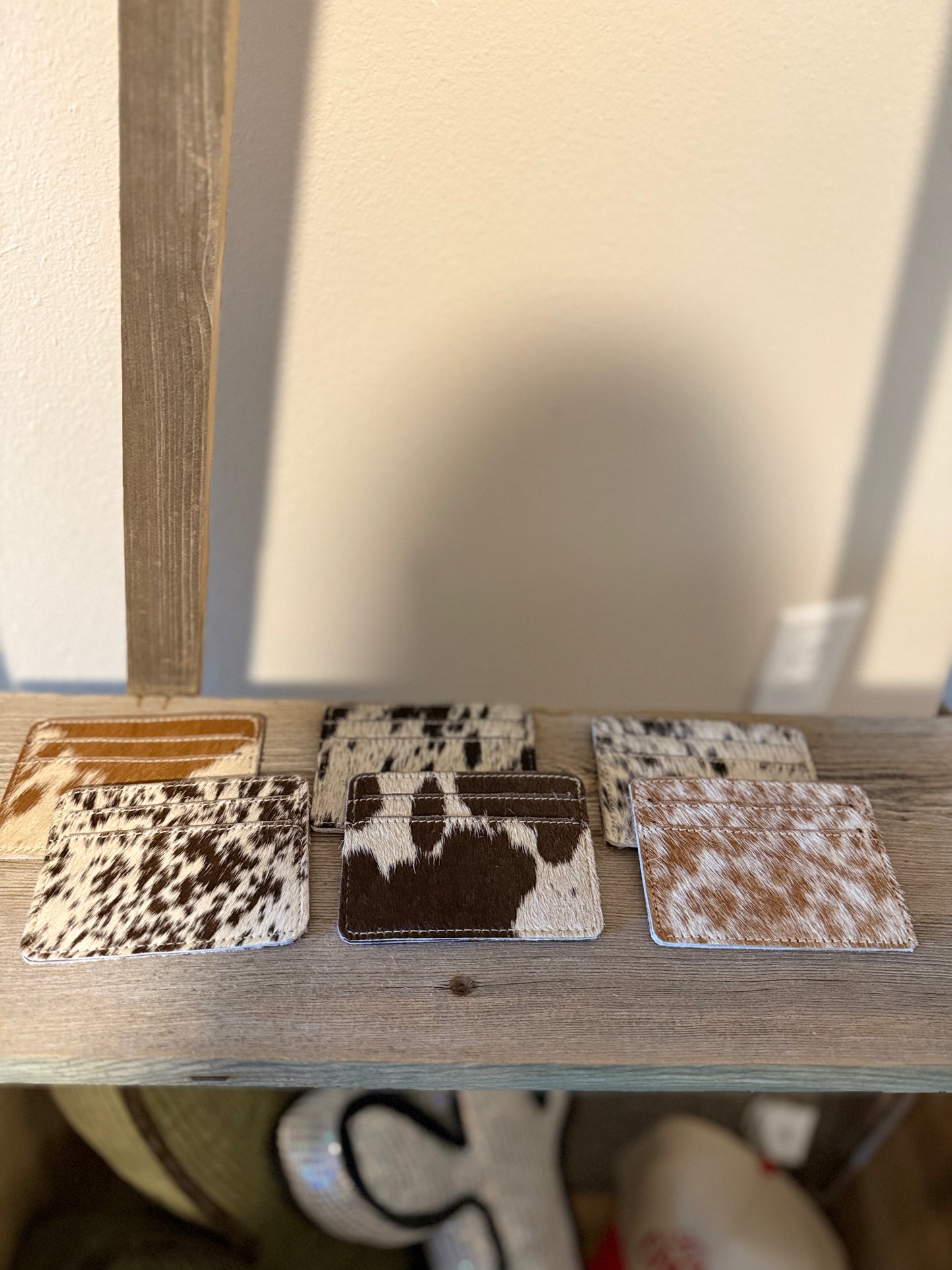 Cowhide Card Holder