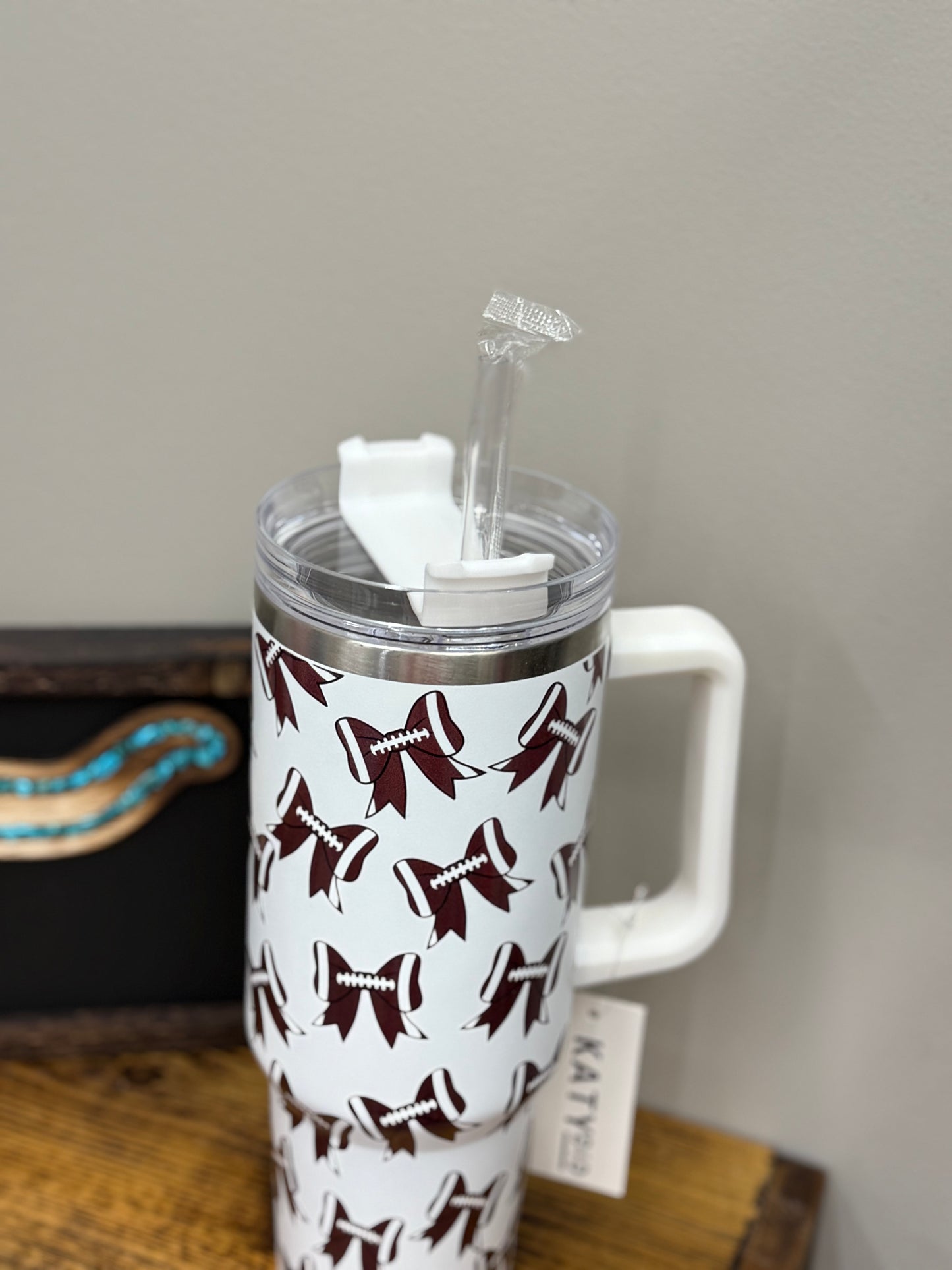 Football Bow Tumbler