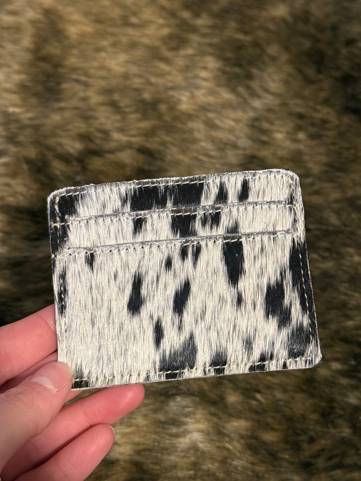 Cowhide Card Holder
