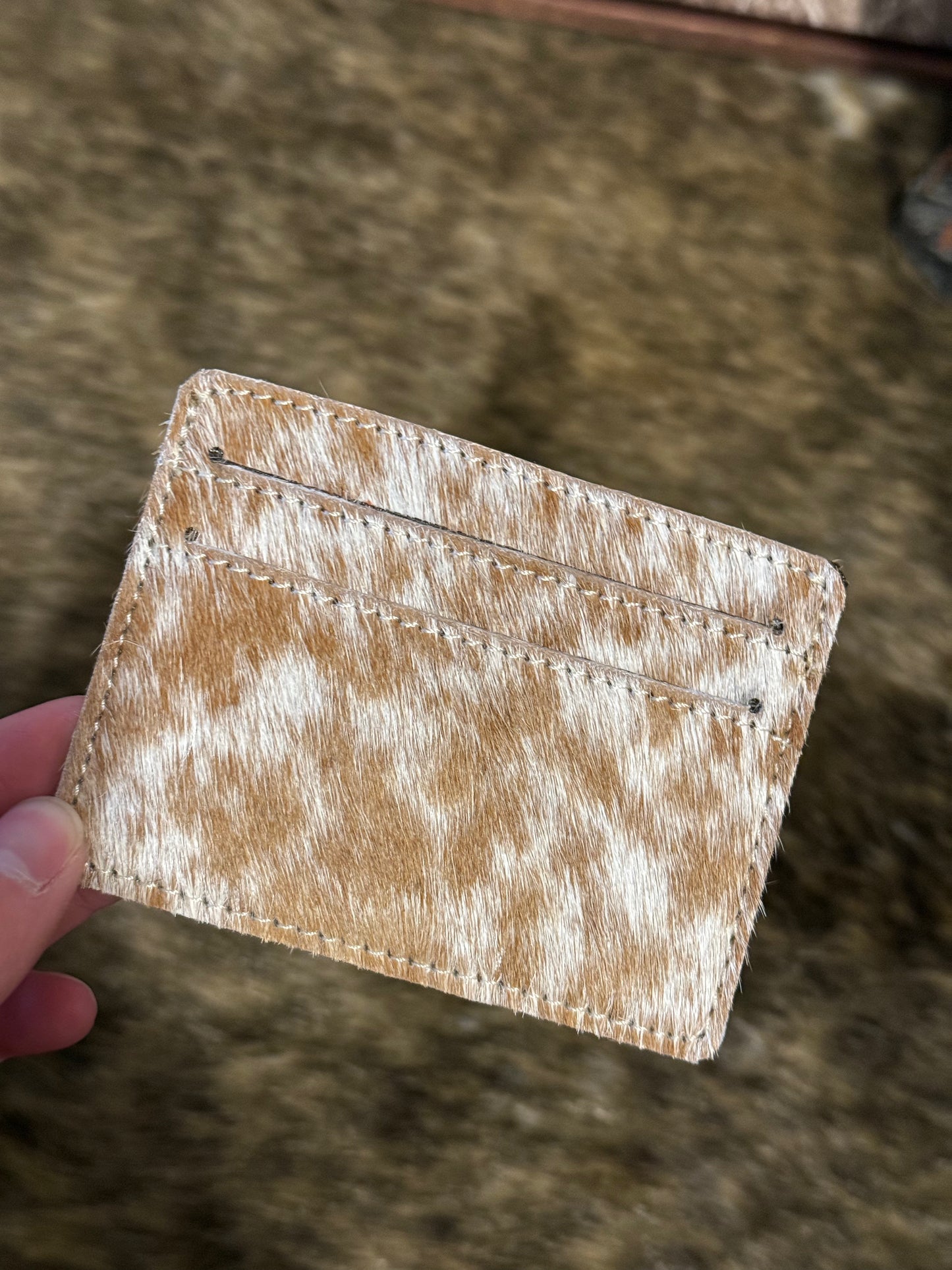 Cowhide Card Holder