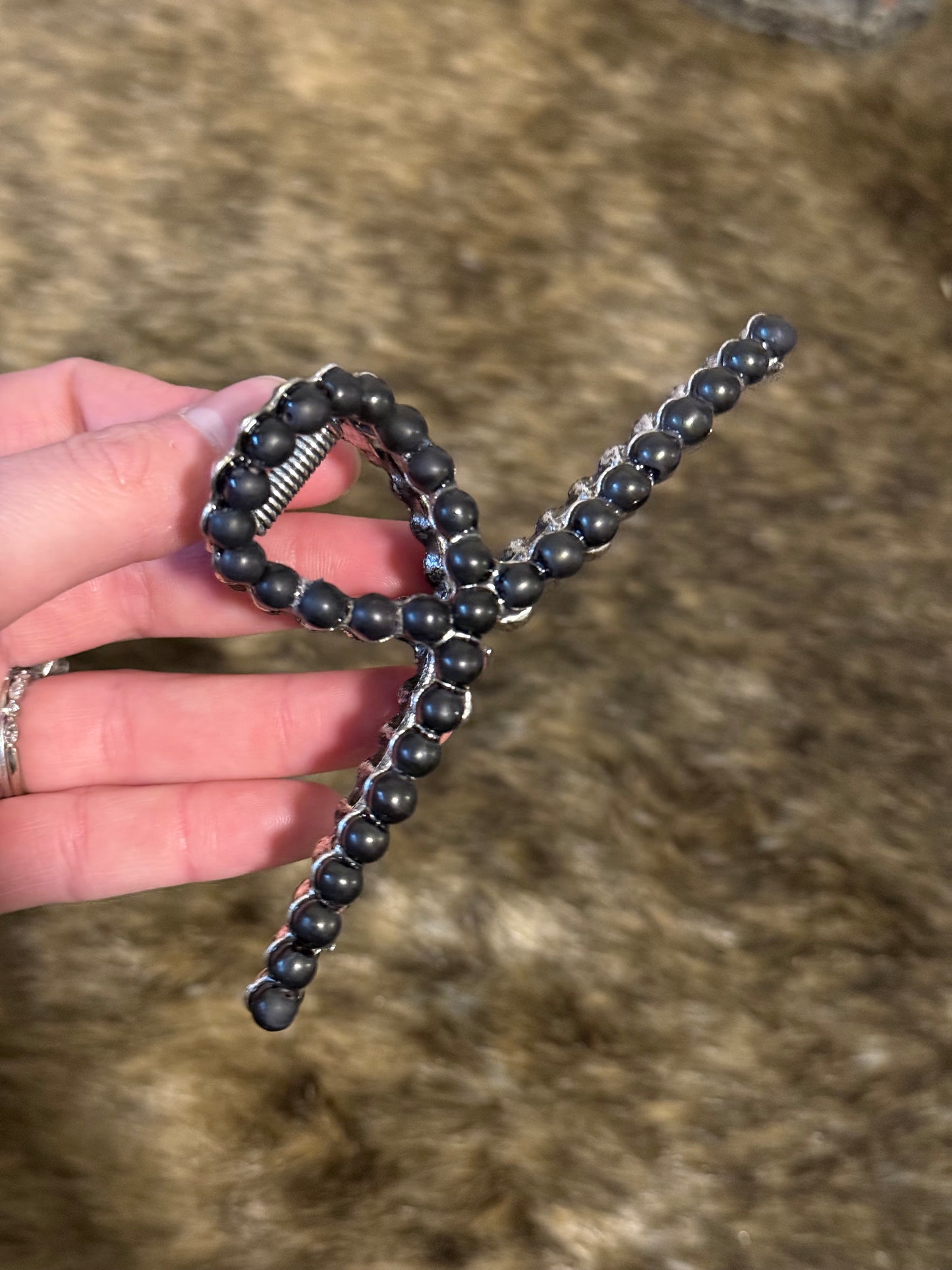 Large Western Metal Claw Clip