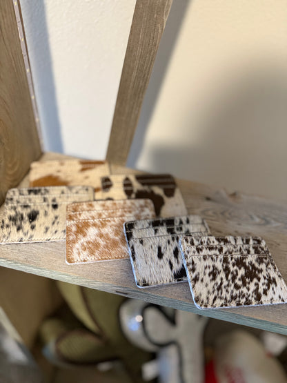 Cowhide Card Holder