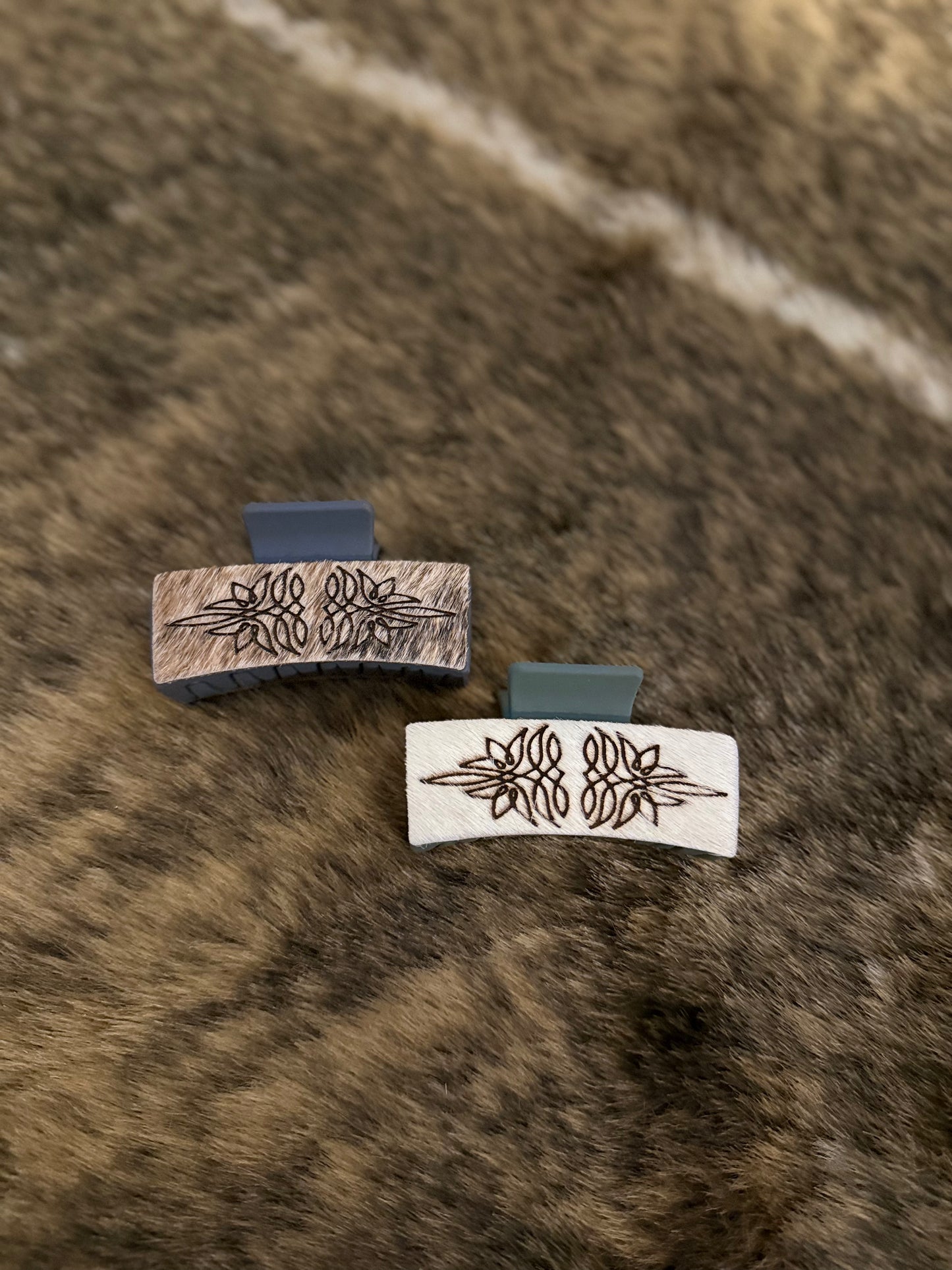 Bootstich Cowhide Claw Clips