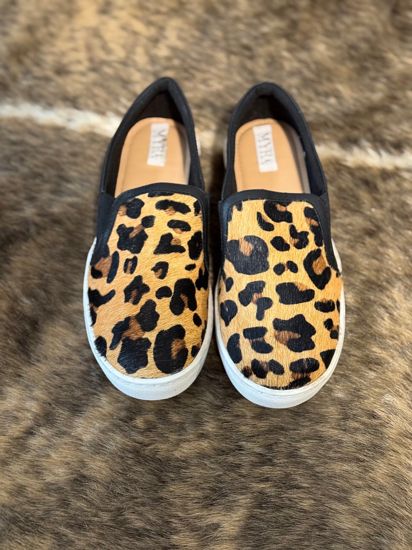 Plush Sneakers- Animal Print