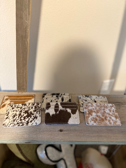 Cowhide Card Holder