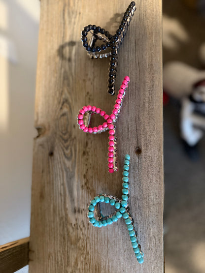 Large Western Metal Claw Clip