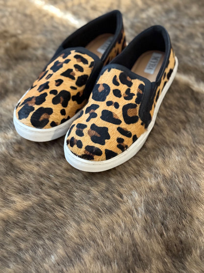 Plush Sneakers- Animal Print