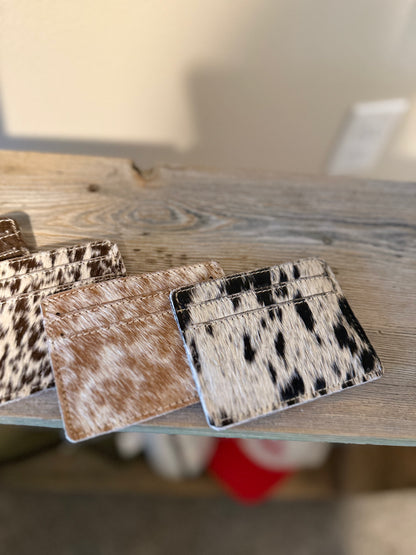 Cowhide Card Holder