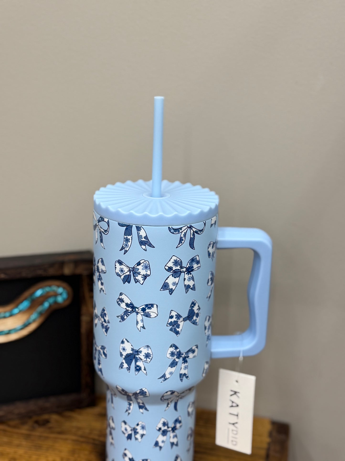 Toile Coquette Bows Tumbler