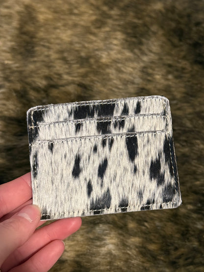Cowhide Card Holder
