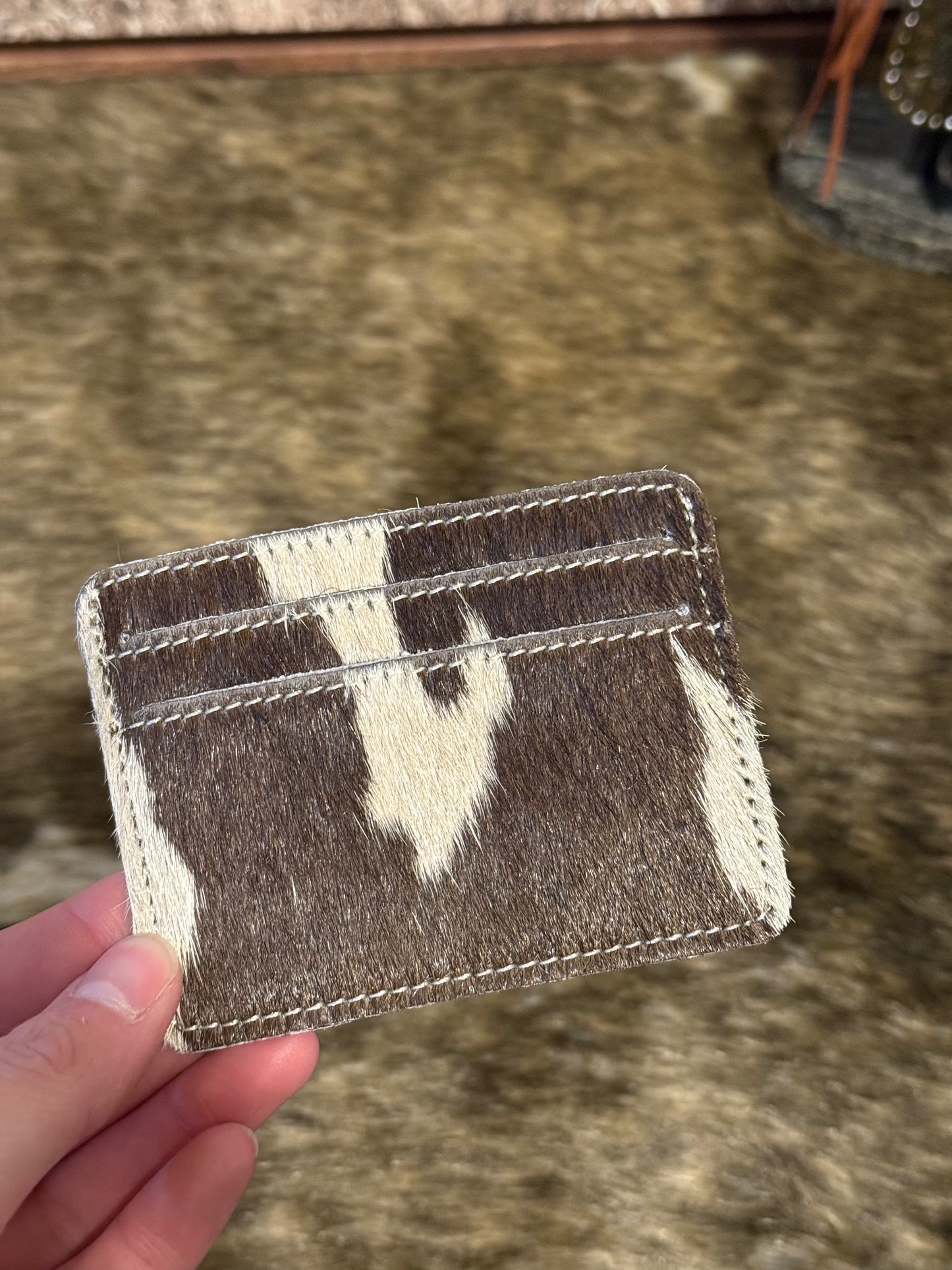 Cowhide Card Holder