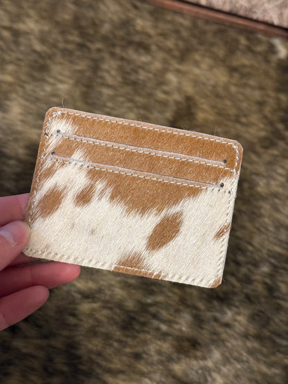 Cowhide Card Holder