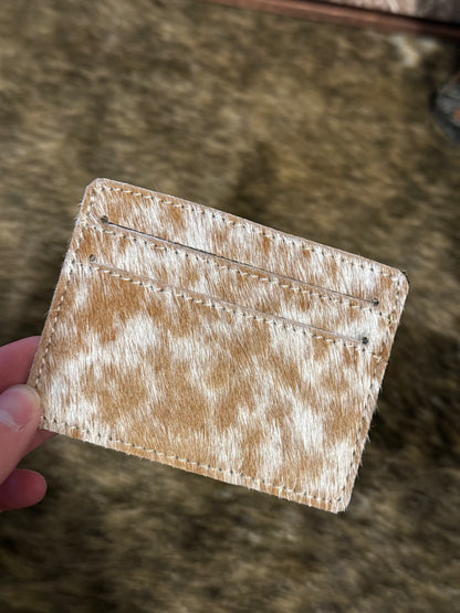 Cowhide Card Holder