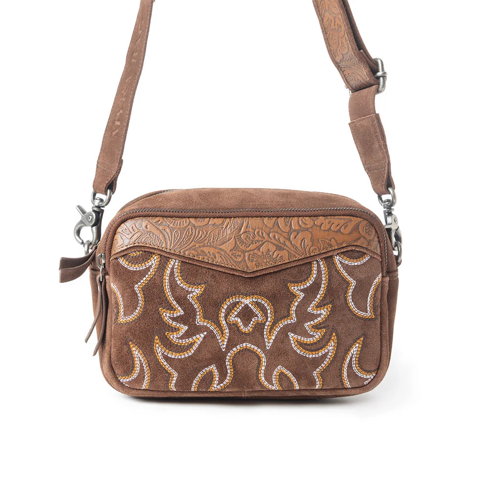 Marla Range Shoulder Bag- Brown