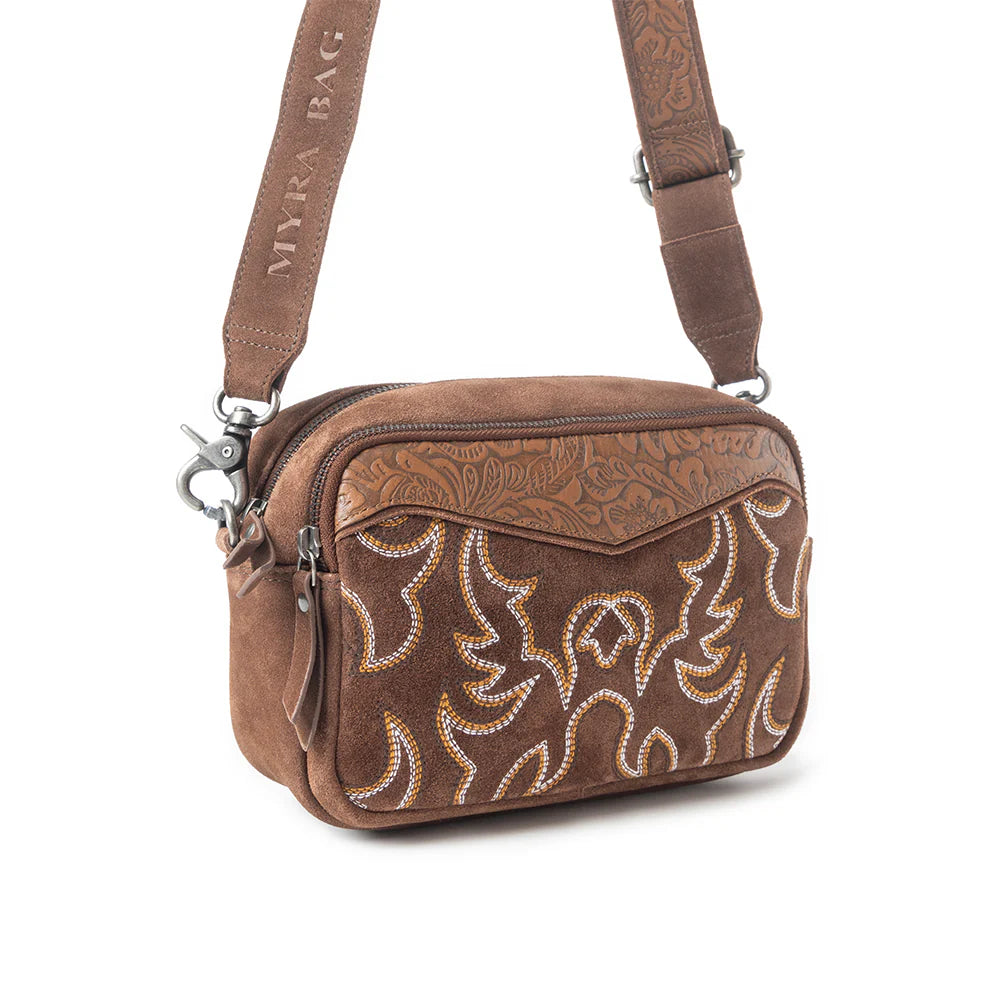 Marla Range Shoulder Bag- Brown